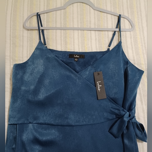 Lulus teal dress - Picture 5 of 6